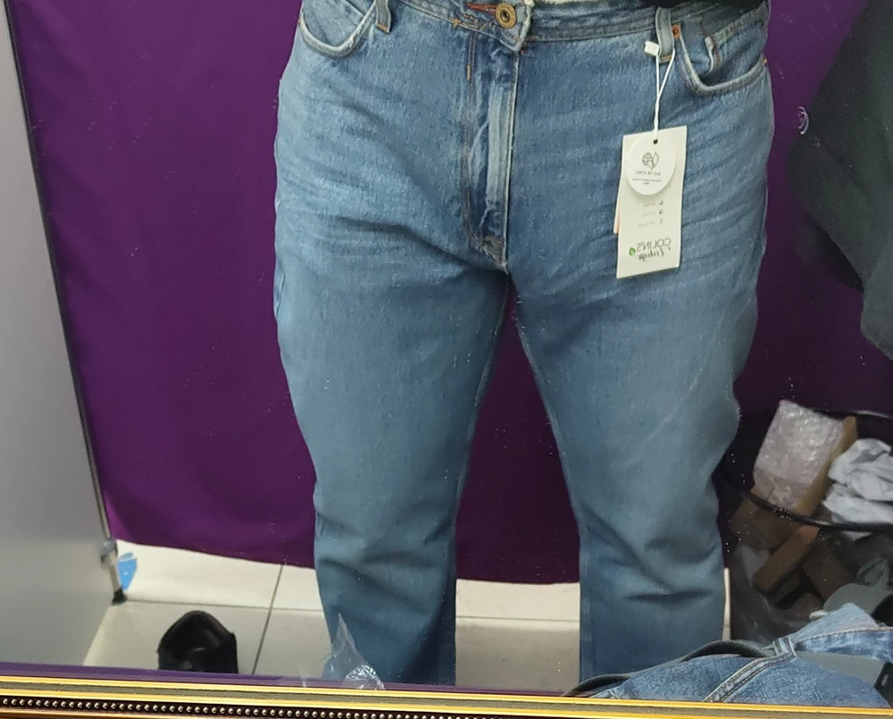 Нормальные джинсы. На рост 176 длинновато. Придется обрезать
