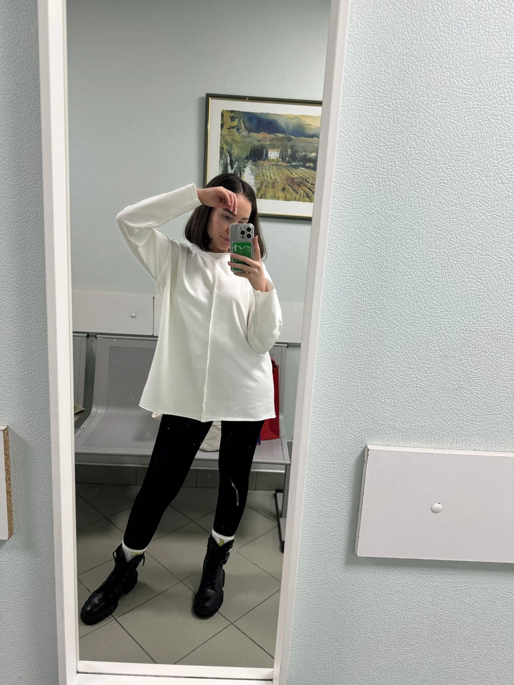 Восторг! Прекрасный лонгслив, не ожидала, качество великоленое, стильный, ткань плотная! 😍😍😍реокмендую