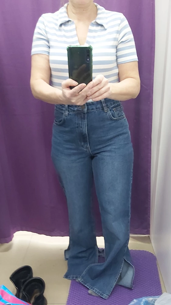 Качество джинсы отличное. Но на мой рост 164 очень длинная штанина. Отрезать можно, но уже вид будет ни тот. На 170 будет отлично.