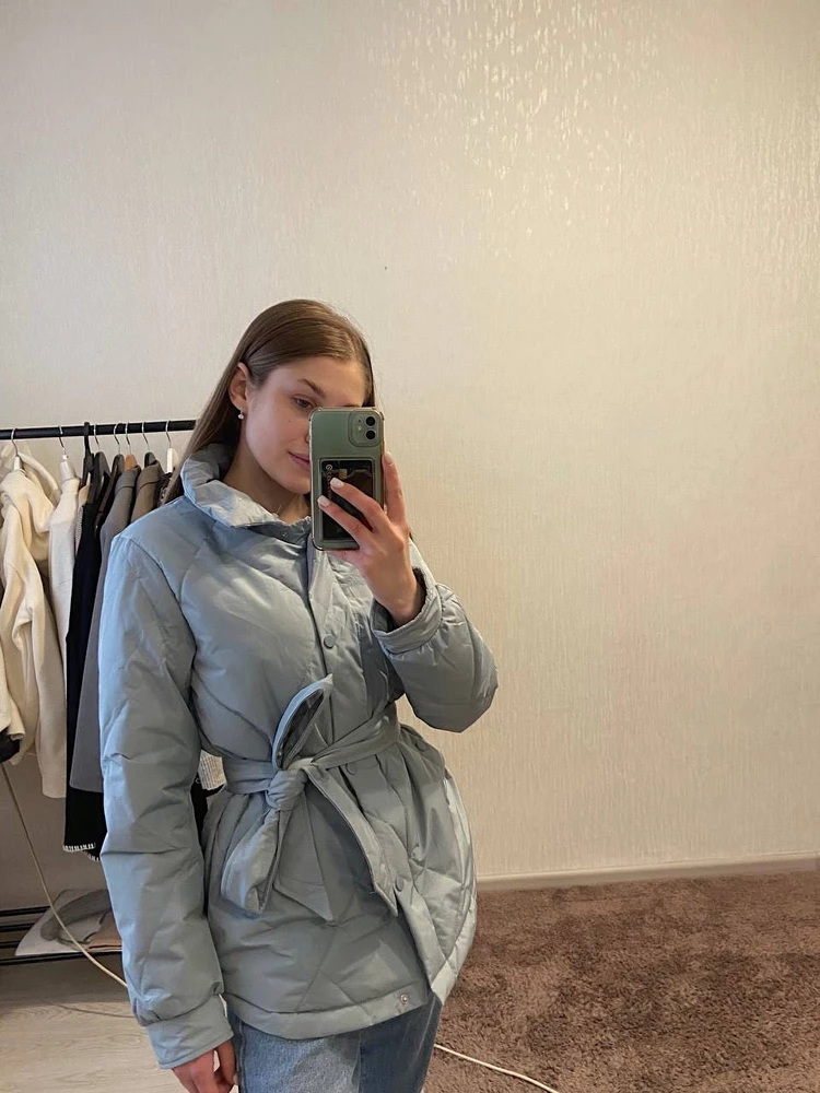 Куртка очень классная и цвет приятный😍 на весну самое то, я довольна, спасибо!