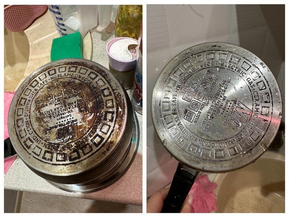 Заказала недавно т.к проблемы с кожей не могу использовать химию. 
Ставлю 5 заезд моет отлично.Сегодня весь день убиралась )
Рекомендую девочки это просто маленький  помощник))