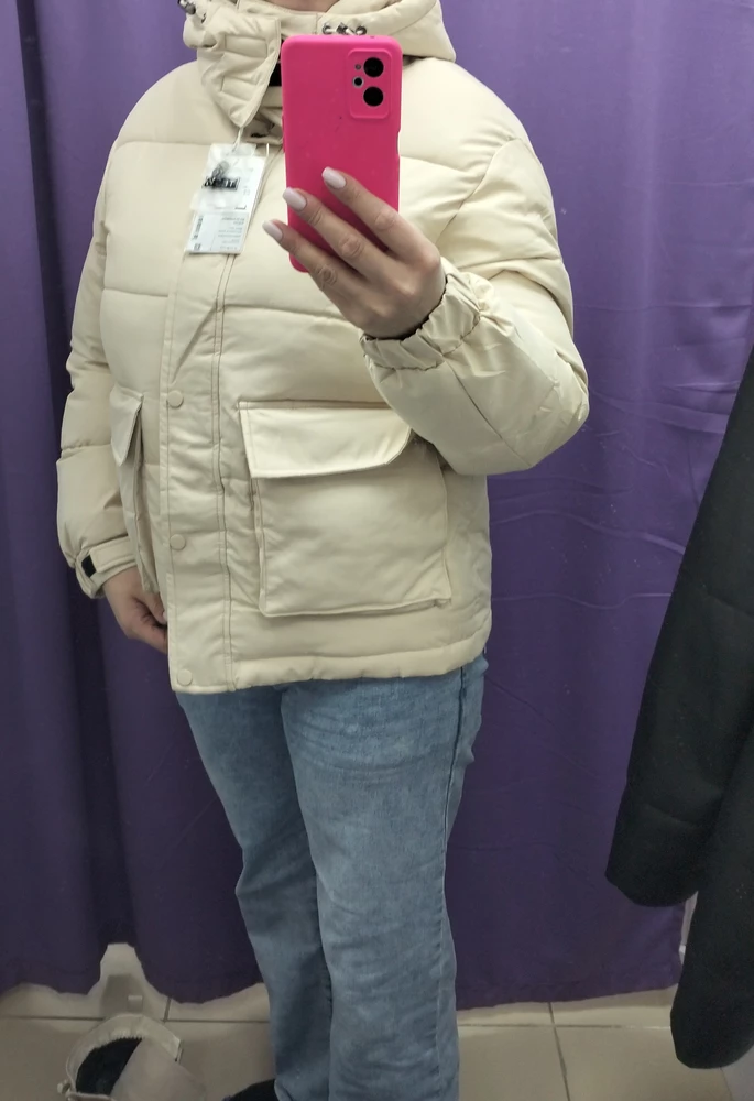 Курточка хорошая в размер у меня 48-50
