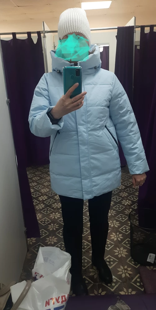 Куртка очень понравилась, качество ткани, как сидит, цвет, всё супер! Но мне оказались немного босоваты рукава, поэтому отказ.