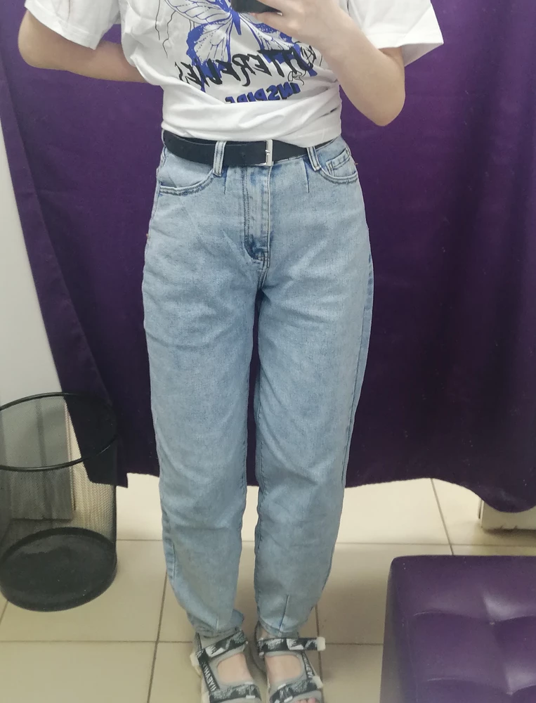 хорошие джинсы, и ткань приятная, на рост 157 немного длинные, но можно и укоротить.