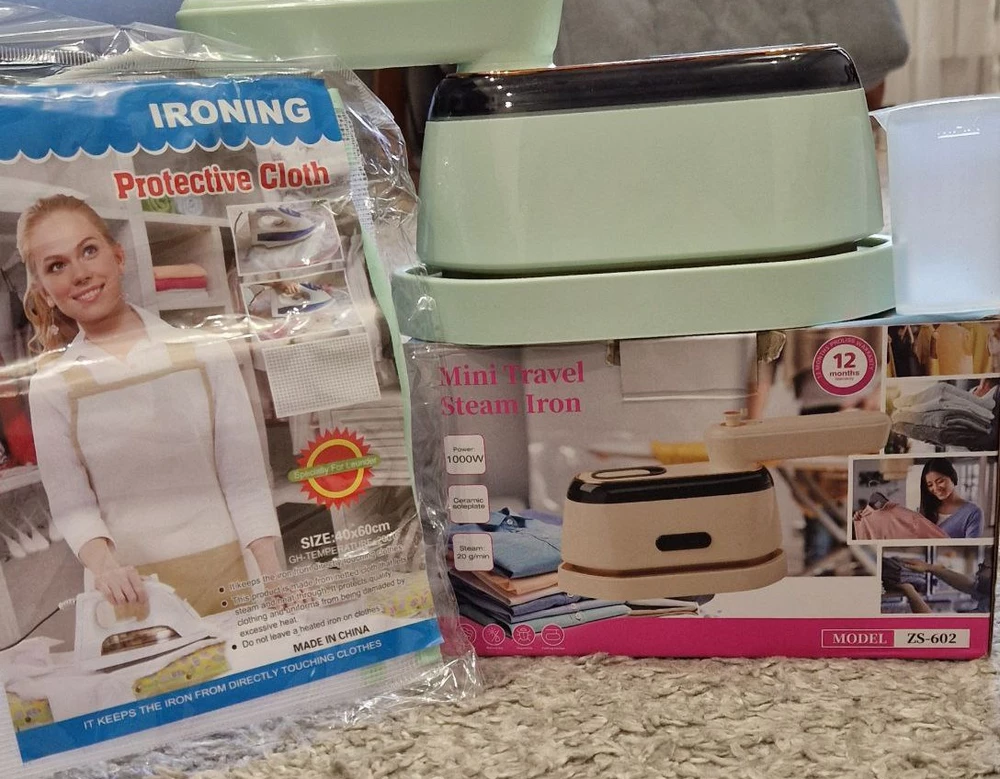 " Я в восторге!!!! Маленький, удобный, компактный. Гладит и отпаривает замечательно👍