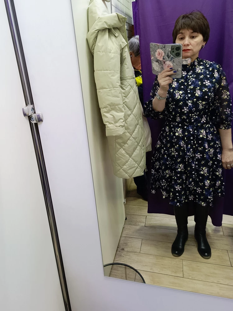 Мой рост 151. Ткань приятная.