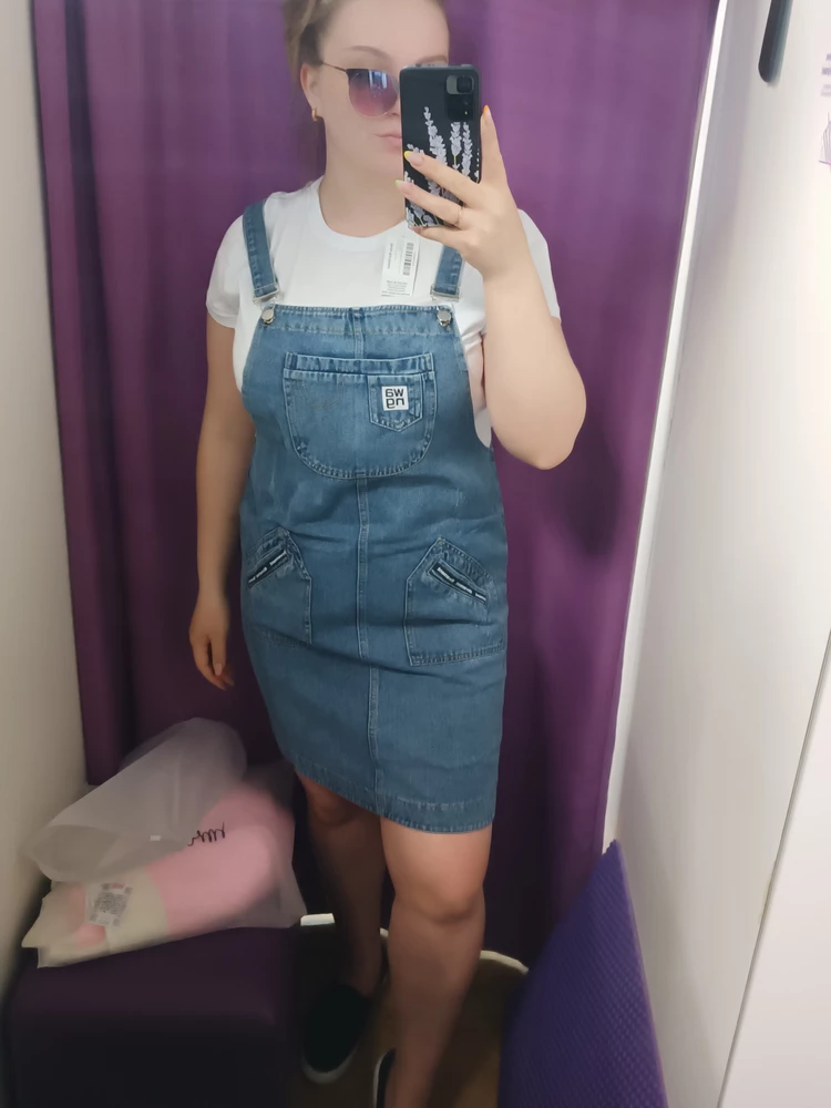 Хороший сарафан, очень удобный,брала 48-50р