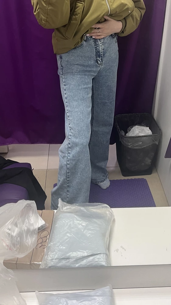 Джинсы не плохие, но мне не понравился оттенок , поэтому возврат.