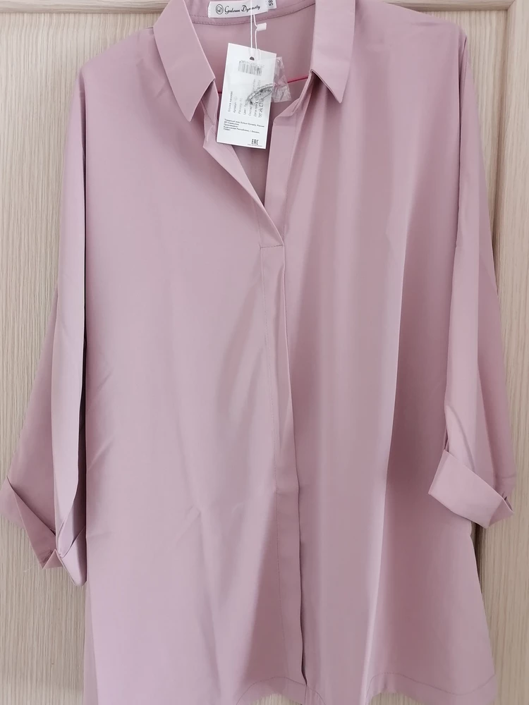 Блузка отлично упакована, размер совпадает, цвет соответствует заявленному!Очень красивая. Рекомендую к покупке.