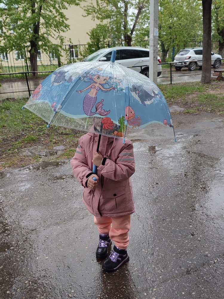 Зонтик симпотичный. Пока что всё хорошо.