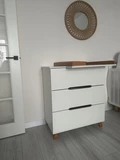 Отзыв Комод Incanto Anniken LUX 800/3 ЛДСП белый/бук #19126