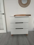Отзыв Комод Incanto Anniken LUX 800/3 ЛДСП белый/бук #19126
