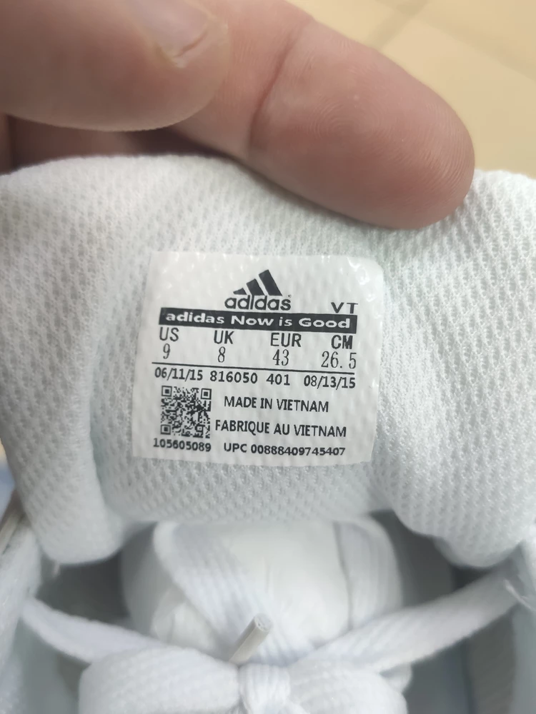 Размерная сетка не соответствует описанию