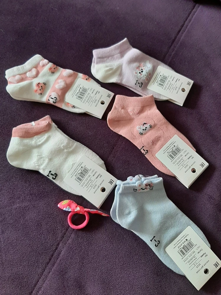 Носочки суперские, нежнейшие!
Качество хорошее. Спасибо за подарок 🎁