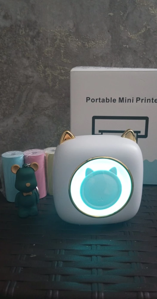 Мини принтер супер, дети в восторге! Всё легко установила, печатает, светится, фломастеры рисуют! Спасибо!