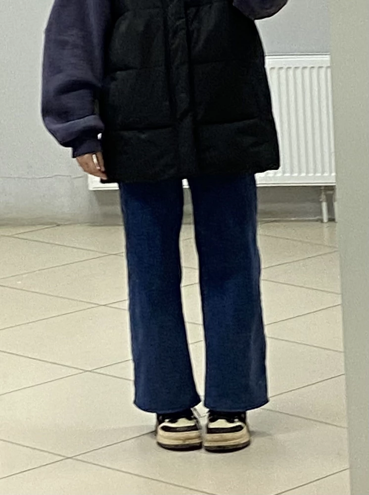 рост 156, естественно пришлось подшить, а так по фигуре (талия 63) идеально. Размерная сетка соответствует 👾