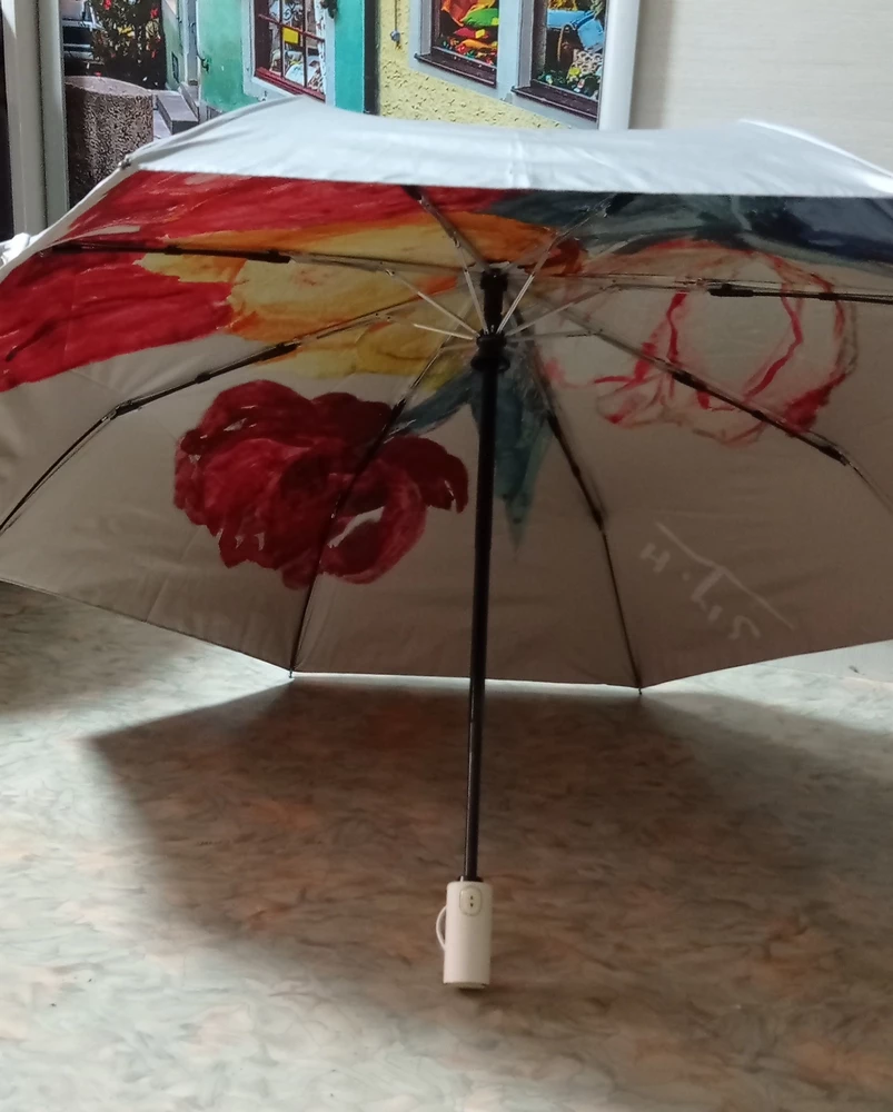 Хороший зонт, интересный принт