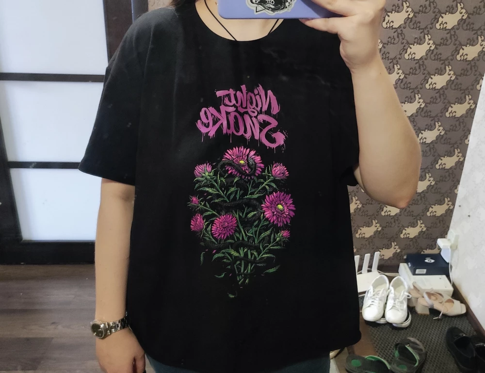 футболка 10/10! качество просто супер, мягкая ткань, не плотная, летом в ней не будет жарко