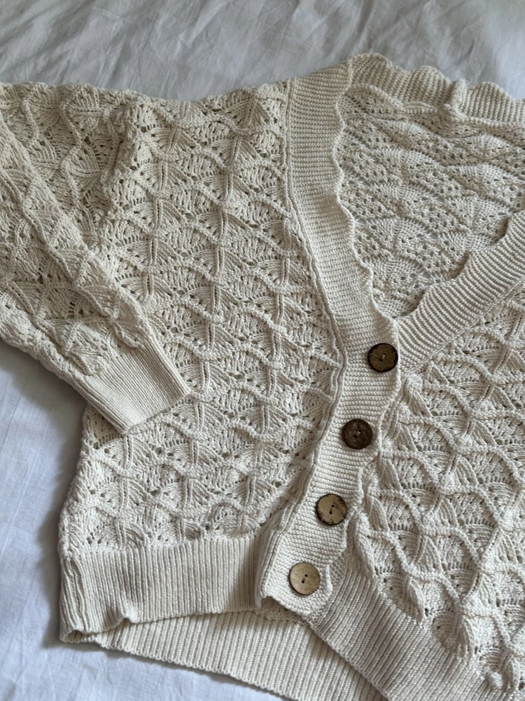 Классный кардиган. На лето вообще идеально и подхолит и под юбки, брюки, шорты. Мне нравится